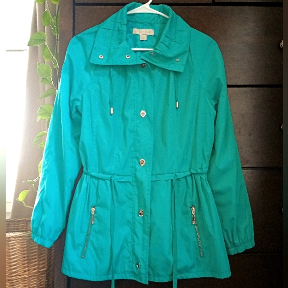Laura Ashley Turn Lock Cinche Waist Jacket